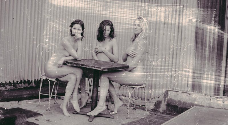 Women comfortable with their bodies.