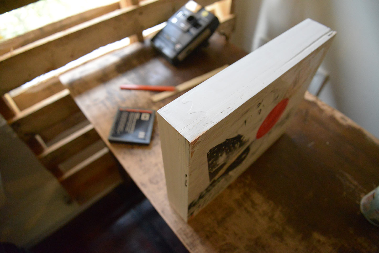 Photo Transfer Art On Wood Jules.